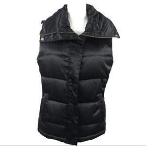 Women’s Talbots puffer vest satin black size small